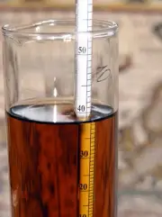 PROOF & TRALLE % ALCOHOL HYDROMETER FOR MOONSHINE STILL AND DISTILLED SPIRITS