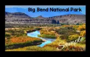Big Bend National Park Texas Flexible Fridge Magnet - 0056