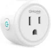 Ghome Smart Mini Plug, Wi-Fi Outlet Socket Compatible with Alexa and Google Home