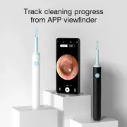 BLACK 5.0MP Wireless Otoscope Earwax Removal Tool 1080P HD WiFi Ear Endoscope AU