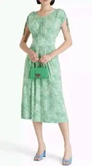 Diane Von Furstenberg Reggio Midi Dress Athens Paisley NWT XXS