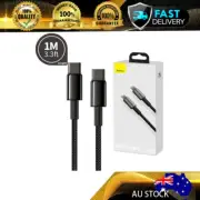 Baseus Tungsten Gold Fast Charging Data Cable Type-C to Type-C 100W 1M