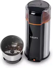 Krups Silent Vortex Grinder - 2 Speeds, Removable Bowl, Dishwasher Safe