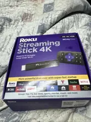 NEW!! Roku Streaming Stick 4K/HDR/Dolby Vision Streaming Device w/Voice Remote