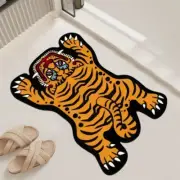 Cartoon Tiger Bath Mat Non Slip Bathroom Floor Mat Soft Diatomite Mats Qucik Dry