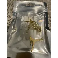 在飛比找蝦皮購物優惠-Nike Air Jordan 金色項鍊 全新