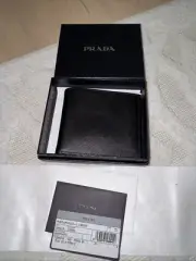 authentic new prada saffiano wallet nero 2M0513 Nero Black