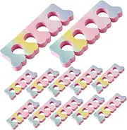 CRILSTYLEO Manicure Toe Separators 30pcs Toe Dividers for Women Heart Shape Design