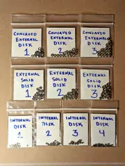Mul-T-Lock Master Pin Kit 200 Piece Set Internal External Solid Disk Concaved