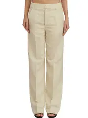 PANTALONE REINA IN VISCOSA E LINO 26,27,28 Nude