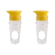 Set of 2 Efficient Handheld Lemon and Lime Juicer for Healthy Handmade Drink