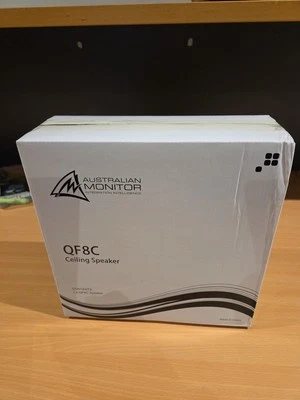 Australian Monitor QF8C Ceiling Mount Speaker White w/ Output Transformer