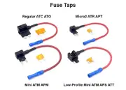 Dashcam Add a Circuit Fuse Tap Holder and Fuse Hardwire Kit