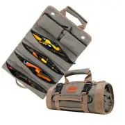 Roll Up Tool Bag, Heavy Duty Tool Organizer Bag, Portable Tools Bag with 6 To...
