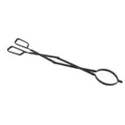 Fireplace Tong Iron Campfire Firewood Tong Log Grabber With Enlarging Clamp US