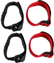Toddmomy 4pcs Rooster Collars Anti-Crowing Noise- Poultry Collars Rooster Neck Band Safe Poultry Neck Belt