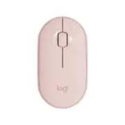 Logitech M350 Pebble Wireless Mouse 2.4GHZ Nano Receiver BT Rose