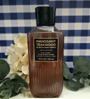 Bath and Body Works Men's Collection Mahogany Teakwood Hair, Face & Body Wash
