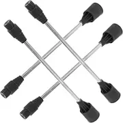 PAMINGONO Ergonomic Garden Sprayer Pole 4 Replaceable Poles Long Agricultural Sprayer Rod for Efficient Spraying