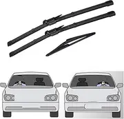Compatible For Benz A Class W169 2004-2011 Front Rear Wiper Blades Set Windshield Rubber Windscreen Accessories A180 A250 A200(LHD)