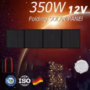 12V 350W Folding Solar Panel Blanket Solar Mat Kit Mono Flexible Battery Charger