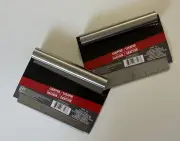 Set of 2 Stainless Steel Griddle Food Spatula Scraper Chopper Large Kitchen Tool