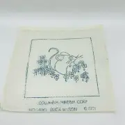 1971 Columbia Minerva Needlepoint Canvas Pattern Erica Wilson Mouse In A Field