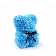 Artificial Flowers Rose Bear Girlfriend Anniversary Gift 25cm