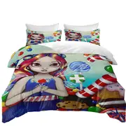 Kids Candy Loving Fairy with a Sweet Tooth Quilt Cover
