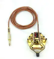 Custom Tattoo Foot Pedal Switch Polished Brass Copper One of a Kind Lights Color