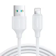 Nevenka USB A to Lightning 2.4A Fast Charging Cable for iPhone 14 13 Pro Max iPad-White