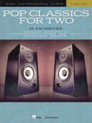 Pop Classics for Two Violins Easy Instrumental Duets Book NEW 000303024