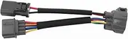 Obd1 to Obd2 10 Pin Distributor Adapter Jumper Harness Plug for 1996 to 1998 and B Series Models 1999 to 2000 with Stable Connection Easy Operation Durable Plastic Material and