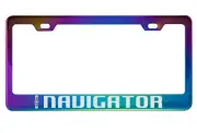 Neo Chrome License Plate Frame for Lincoln Navigator