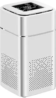 AUSWAY Air Purifier Cleaner Portable Room Dust Filter Purification System Quiet Activated Carbon Filtration with 4 Speeds and HEPA sleep mode, Remove Dust Smoke Pollutants Odor