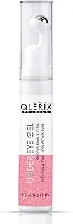 QLERIX Premium Natural Under EYE Gel Cream with Massage Roller Which Reduce Dark Circle, Puffiness, Fine Lines With (ADIPOLESS-France, SEPICALM VG WP-France, Vitamin E) (15 ml)