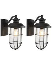 Safavieh Adelle 8.5in Outdoor Sconce Set of 2