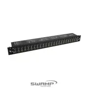 Neutrik NYS-SPP-L1 1/4" TRS Jack Balanced Patch Bay - 19" Rack Mountable