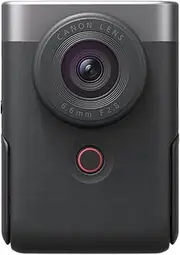 [Canon] PowerShot V10 Vlogging Kit (Silver) – Designed for entry-level vloggers, this all-in-one 4K vlogging camera that fits easily in the pocket.