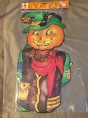 LARGE HALLOWEEN JOINTED SCARECROW 33" X 44" NIP