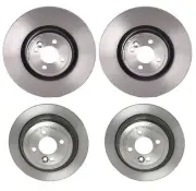 Brembo Front & Rear Coated Brake Disc Rotors Kit for Mini John Cooper Works GP (for: Mini)