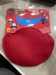 2011 Red Licensed Nintendo Super Mario Hat & (Missing Mustache) Set NEW