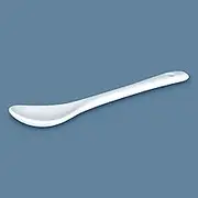 Wilkie Brothers New Bone Porcelain Sugar Spoon, 13 cm, White