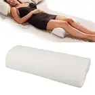 Half Moon Bolster Pillow Memory Foam Pillow For Back Pain Hip Pain Relief And