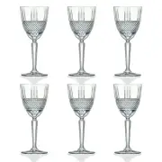 NEW RCR Crystal Brillante White Wine Glass Set 230ml 6pce