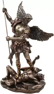 Collectibles Catholic Church Saint Archangel Michael Piercing Lucifer with Spear