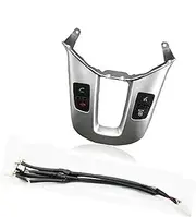 Vuzmode Car Cruise Control Button, for Kia, for Sportage 2011-2016 Car Parts Steering Wheel Button Audio Channel Constant Speed Cruise Control Button Volume Switch Steering Wheel Control Switch Button