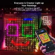 400 LED RGB DIY Programmable String Lights App Control Text Pattern Christmas