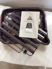 Vulcan Cooking System Roasting Pan with Rack spit roasting Volcano Vents