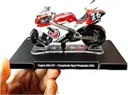 1 18 Motorcycle Alloy Locomotive for Cagiva Track Racing Model Ornaments Collection Static Decorative Platform Display Series